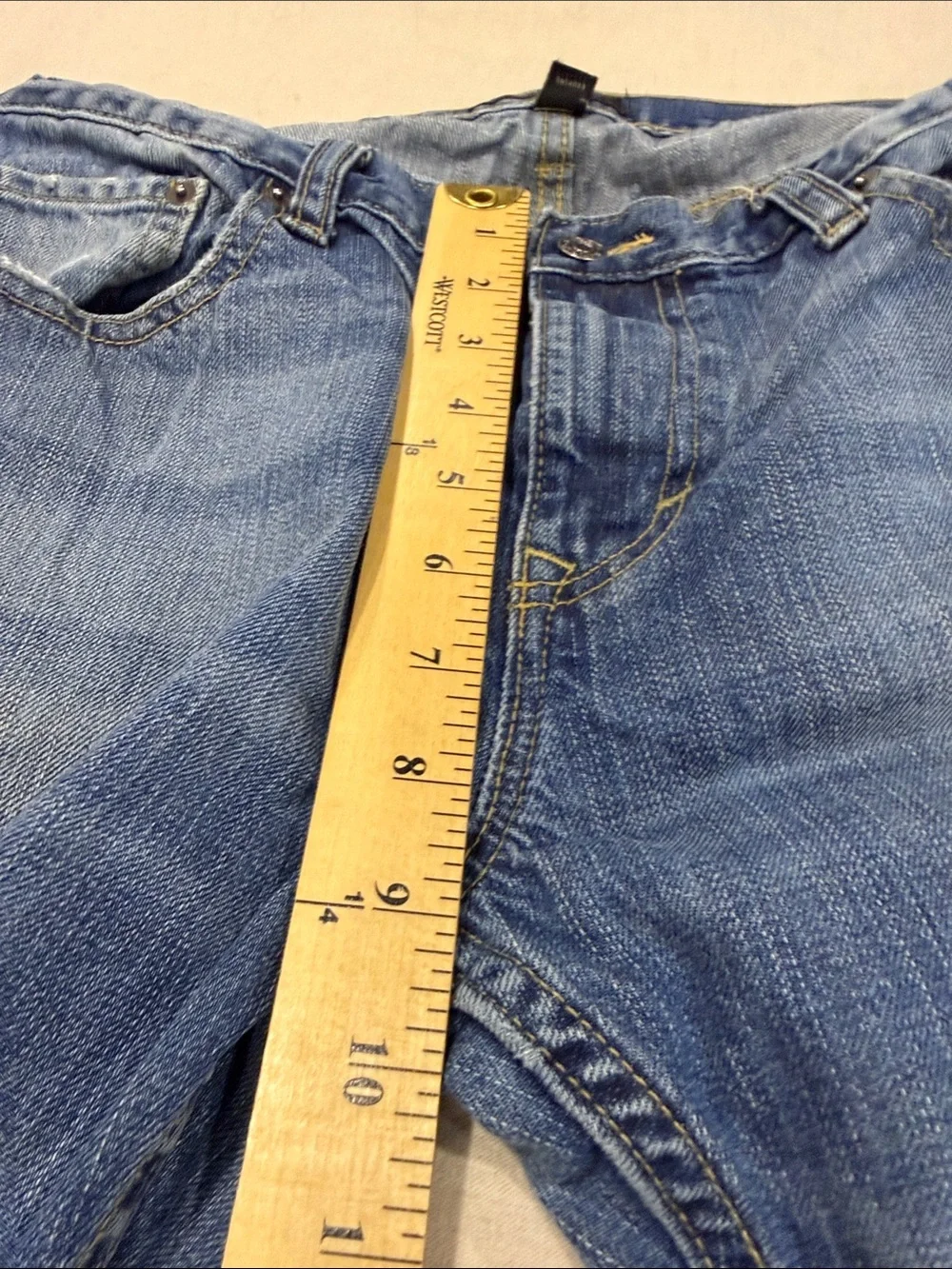 Men’s Banana Republic Vintage Straight Jeans 33 x 32 medium wash denim